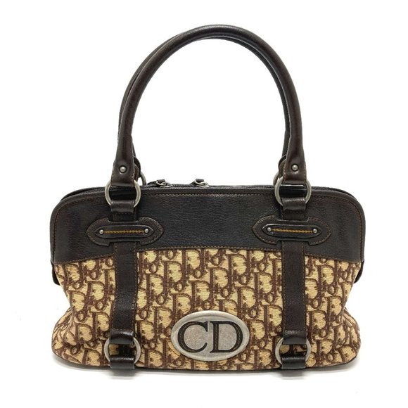 DIOR Vintage Brown Leather Bag - Picture 1 of 13